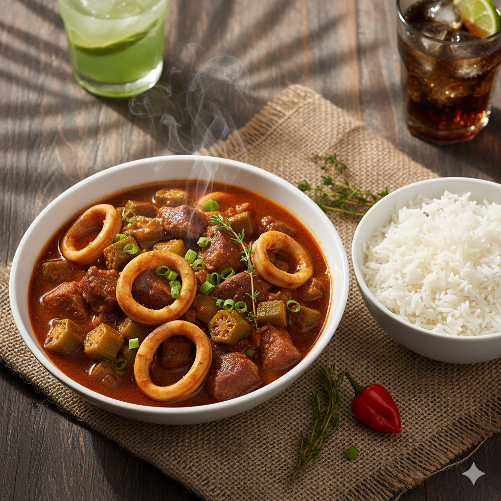 Kalalou in Sauce/Okra