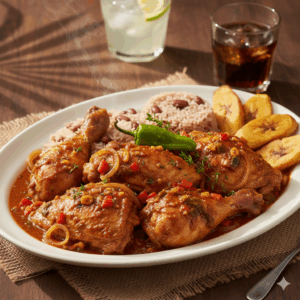 Haitian Chicken in Sauce